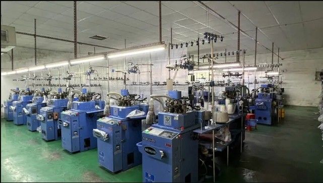 Foshan Yumian Weaving Co., Ltd. Produktionslinie des Herstellers
